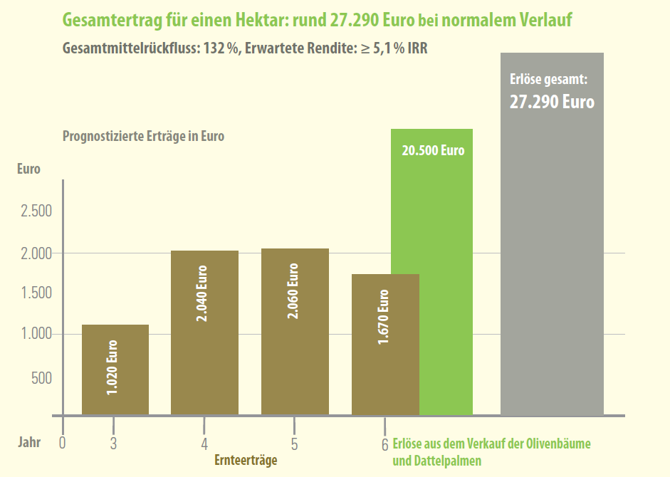 Erträge aus Oase 1